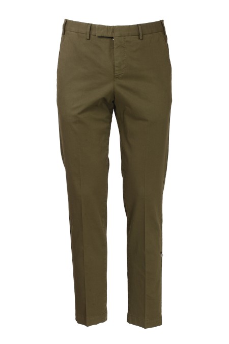 Shop PT01  Trousers: PT01 stretch trousers in cotton and linen.
Slim fit.
Composition: 75% Cotton 23% Linen 2% Elastane.
Made in Italy.. COATMAZ00CL1 PM09-Y471